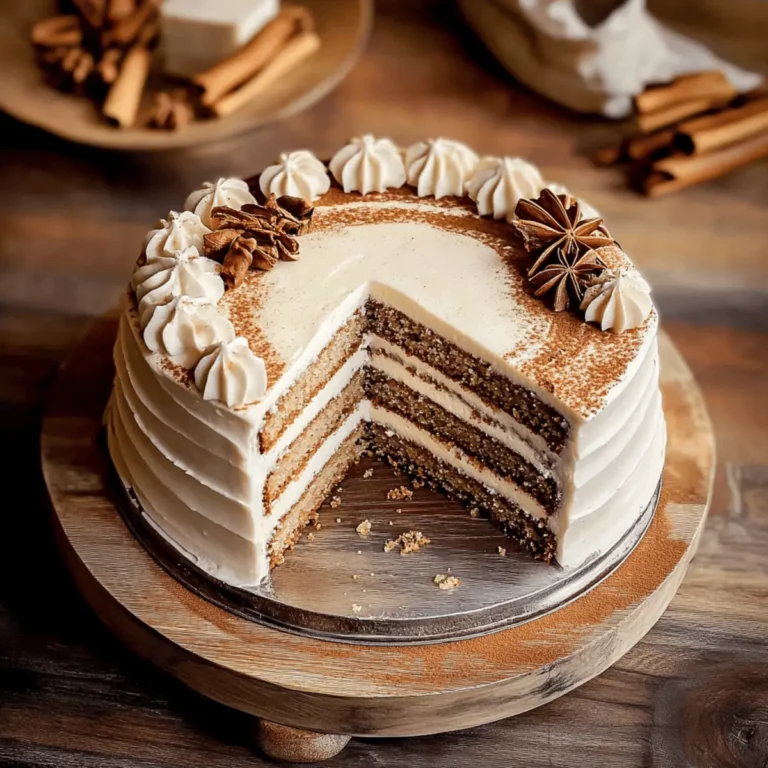 Brown Sugar Chai Cake