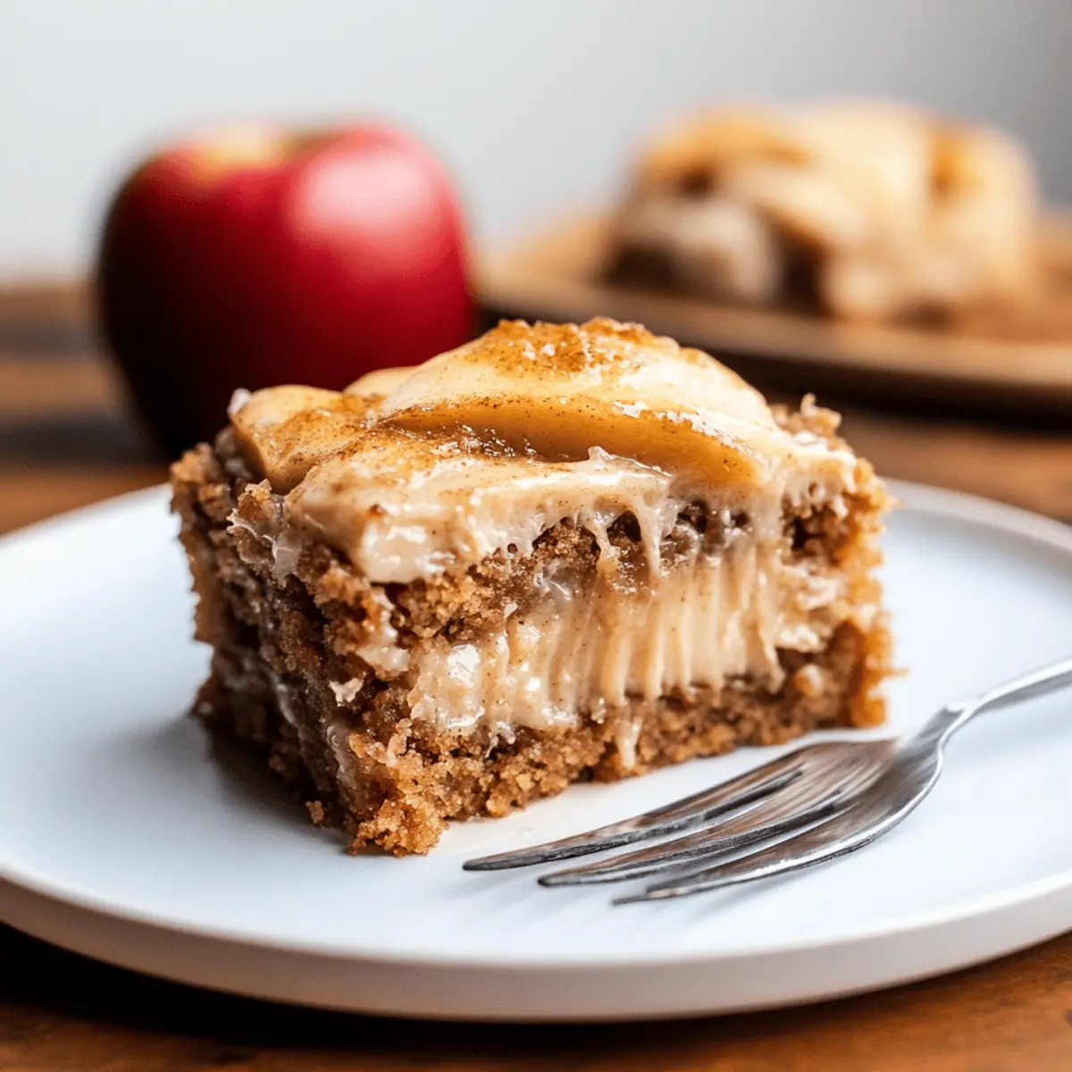 Delicious Vegan Apple Spice Cake - Browned Butter Blondie Recipe