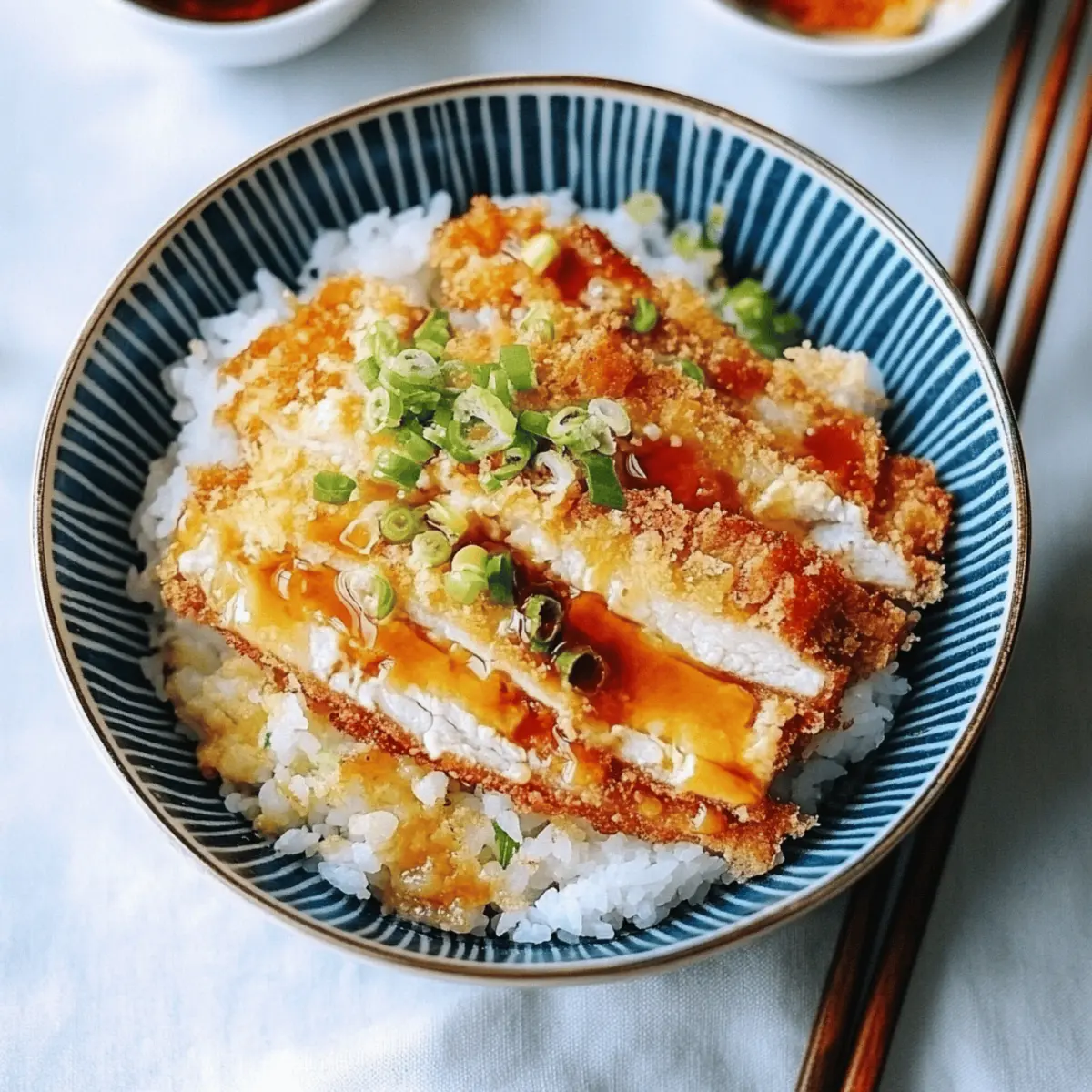 Delicious Japanese Katsu Bowls with Tonkatsu Sauce Recipe