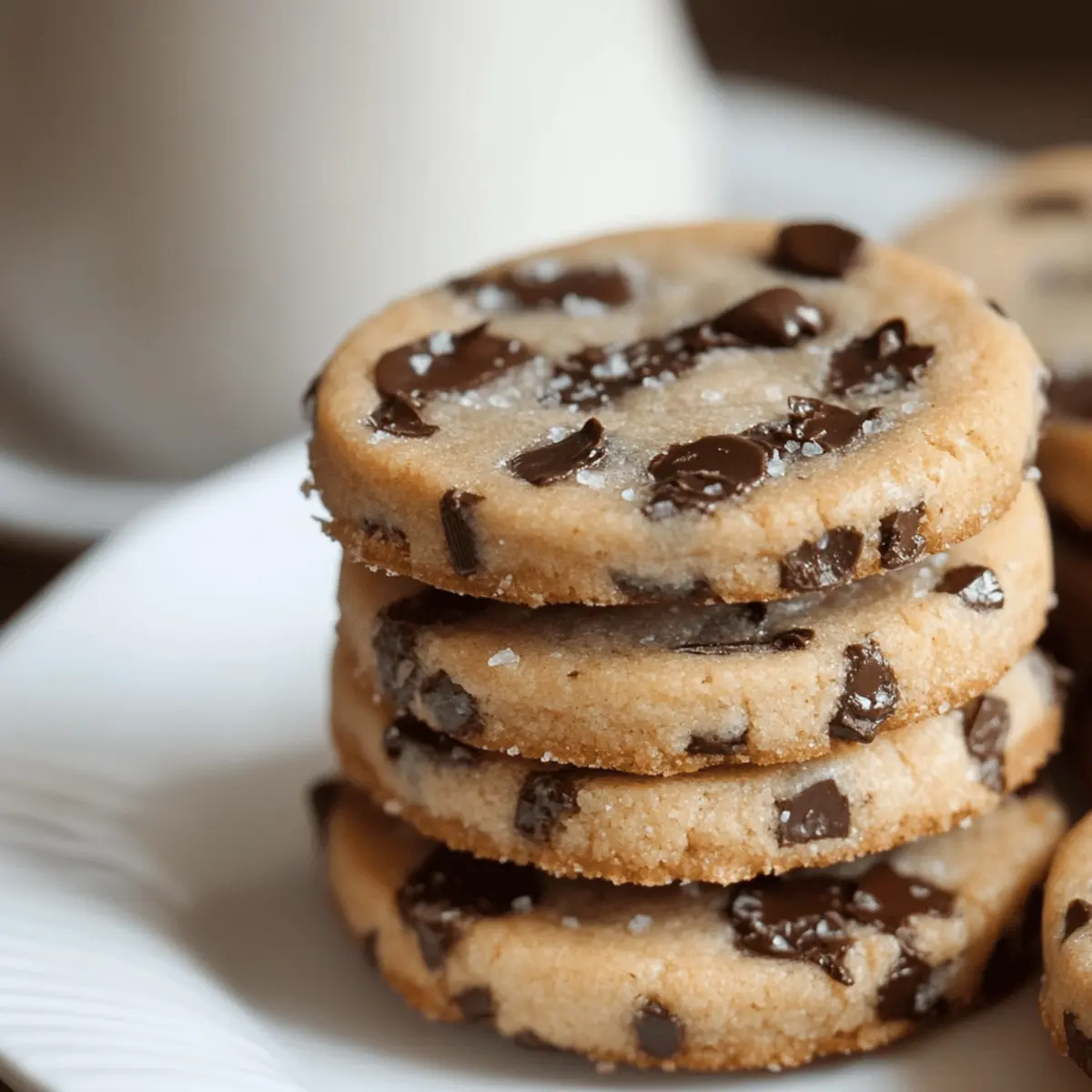 30-Minute Chocolate Chip and Toffee Shortbread Cookies Recipe