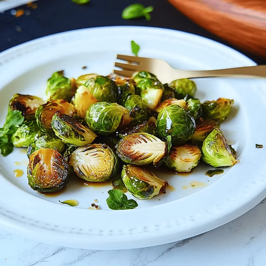 Hot Honey Brussels Sprouts