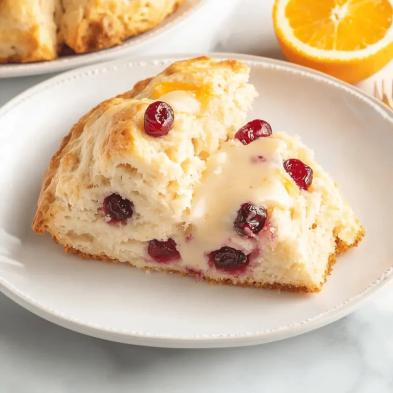 Starbuck's Copycat Cranberry Orange Scones