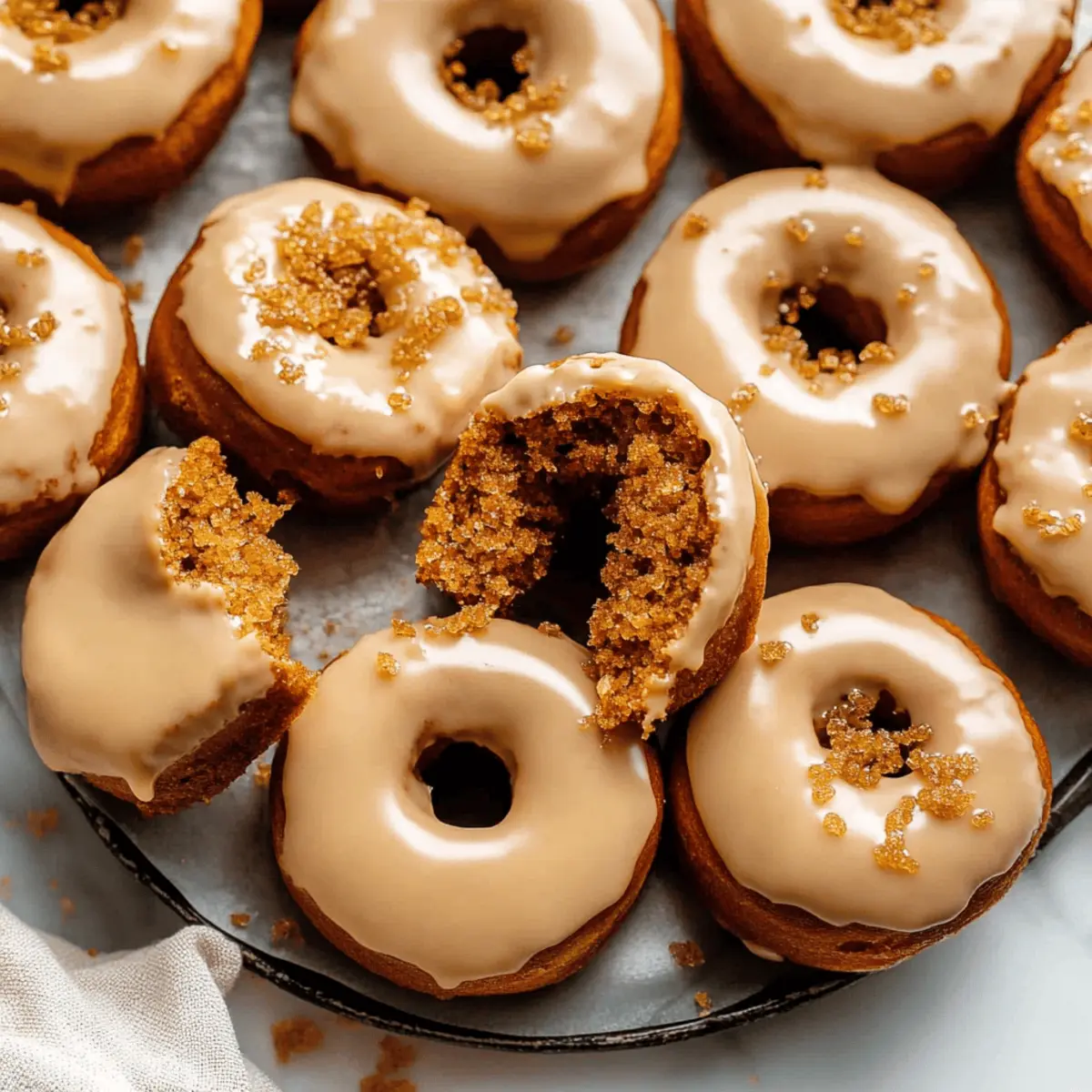 Delicious Baked Pumpkin Donuts with Brown Sugar Glaze Recipe