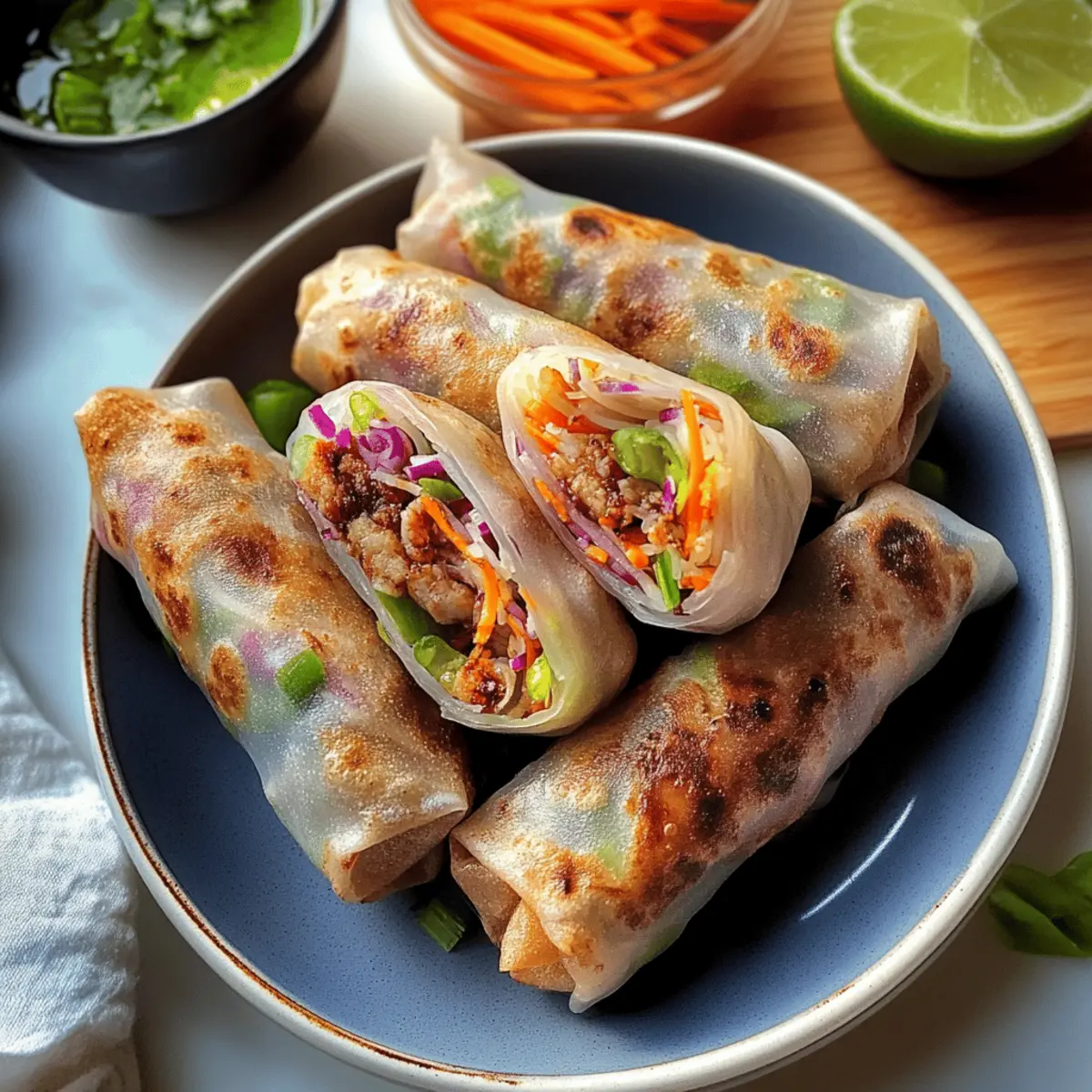 Deliciously Homemade Spring Rolls in Air Fryer Ready in 30 Minutes