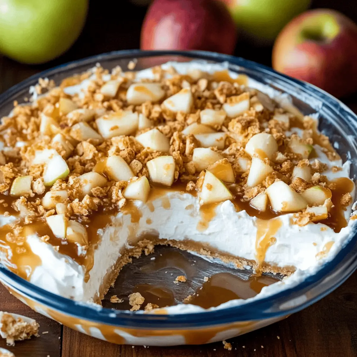 Easy Caramel Apple Cheesecake Dip Recipe