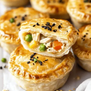 Mini chicken pot pies