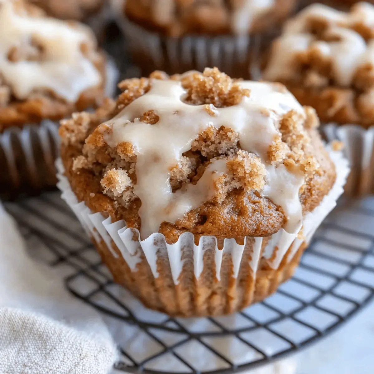 Bakery-Style Pumpkin Muffins with Brown-Sugar Crumble Recipe