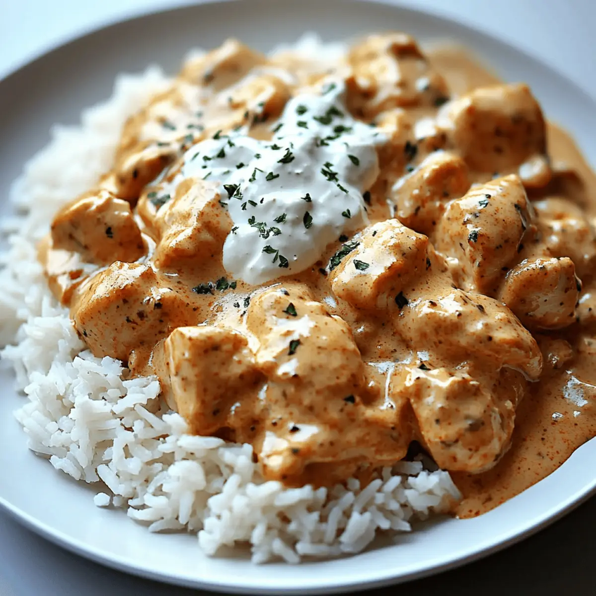 Quick and Easy Creamy Smothered Chicken and Rice Recipe
