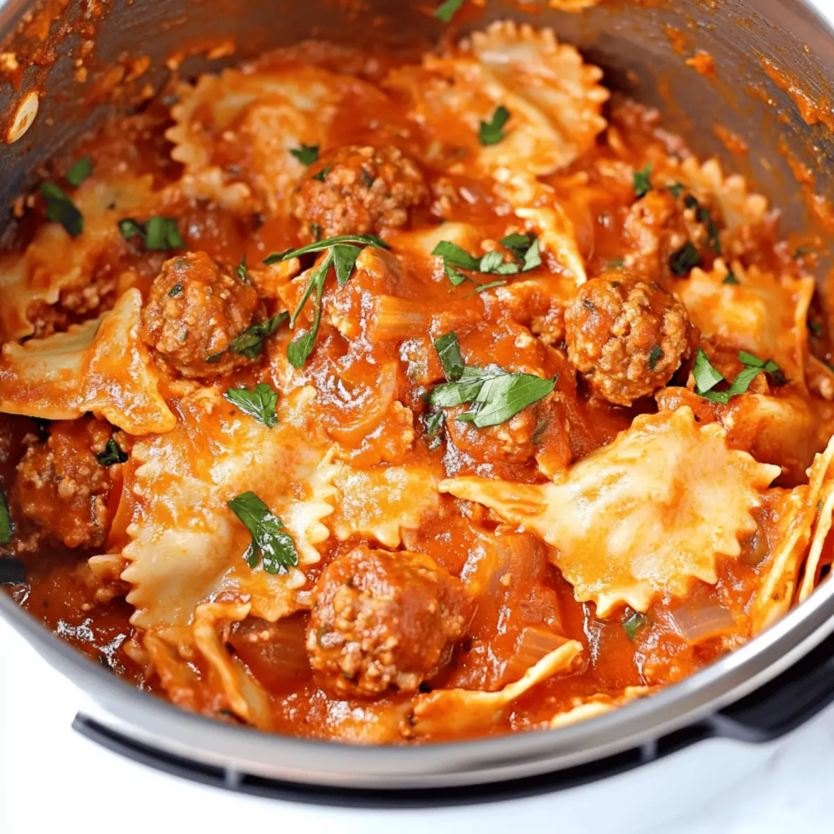Instant Pot Meatball Lasagna