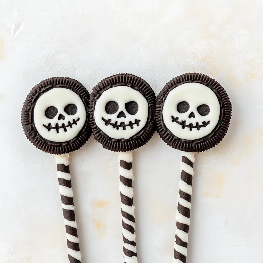 Spooky Skeleton Oreos Halloween Dessert