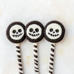 Spooky Skeleton Oreos Halloween Dessert