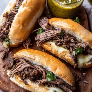 Slow Cooker Italian Beef Sandwiches