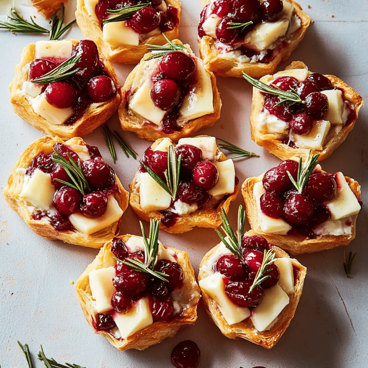 Delicious Cranberry & Brie Wreath Bites Ready in Just 15 Minutes
