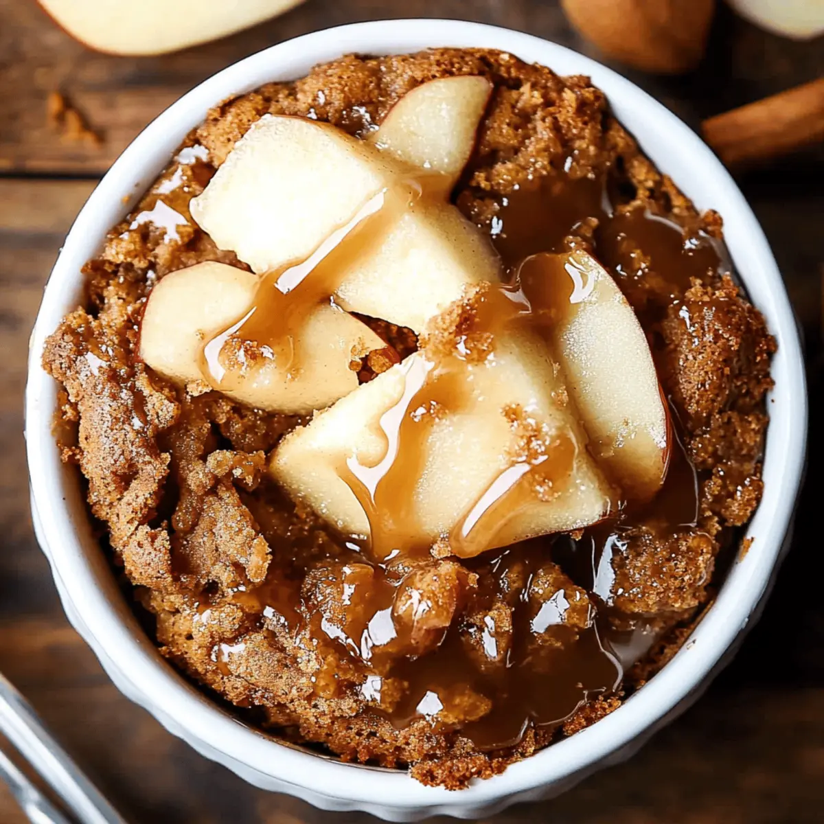 Crockpot Caramel Apple Dump Cake