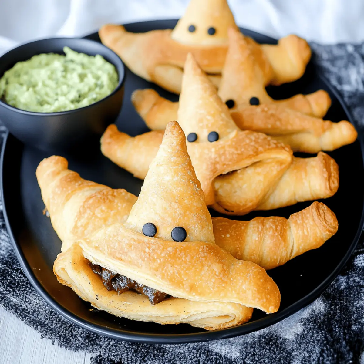 Delicious Witch Hat Crescent Rolls Recipe for Halloween Parties
