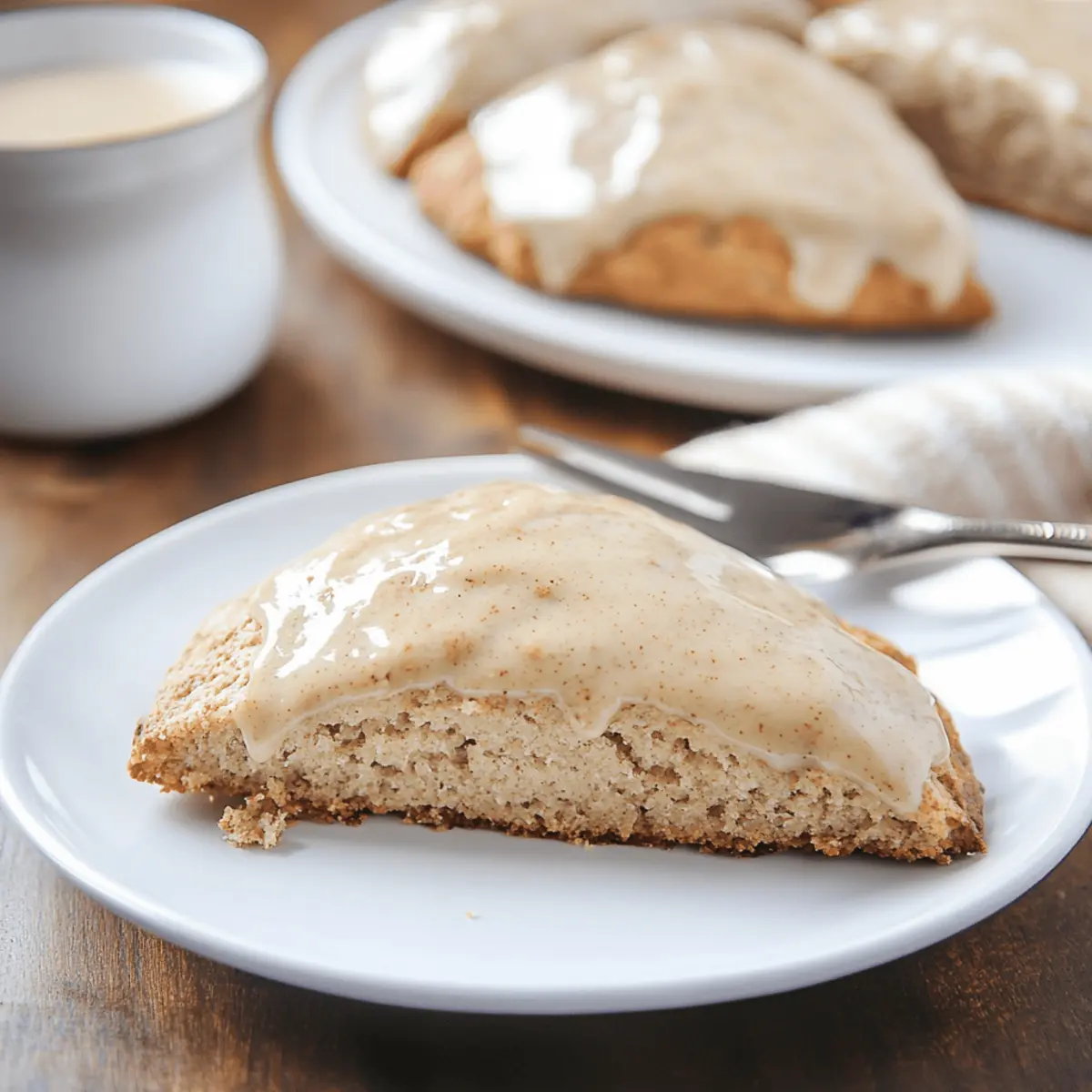 Delicious Homemade Chai Scones with Maple Chai Glaze Recipe
