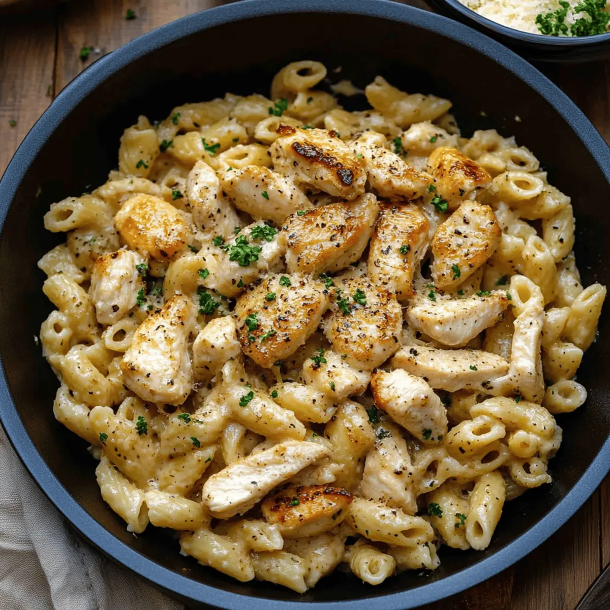Deliciously Creamy Garlic Parmesan Chicken Pasta Recipe