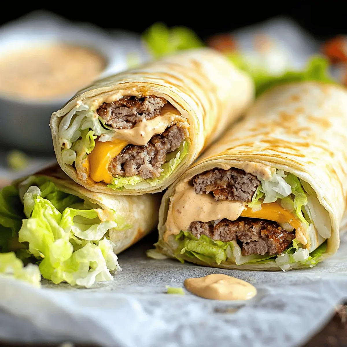 Delicious Big Mac Wraps with Special Sauce for Easy Weeknight Meals