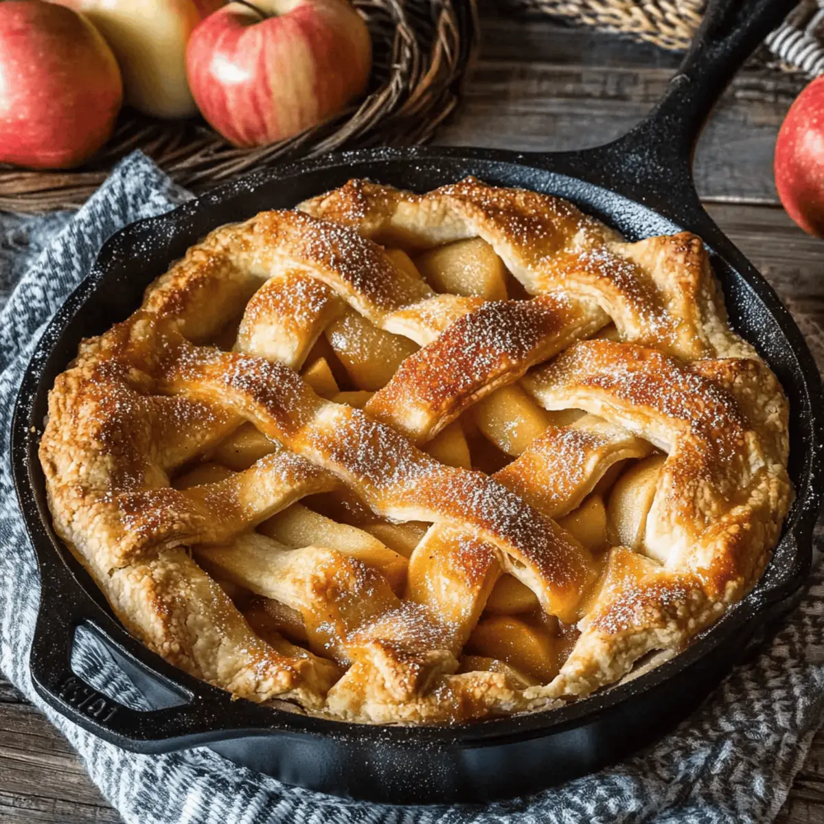 Delicious Cast Iron Skillet Apple Pie Recipe for Fall Desserts