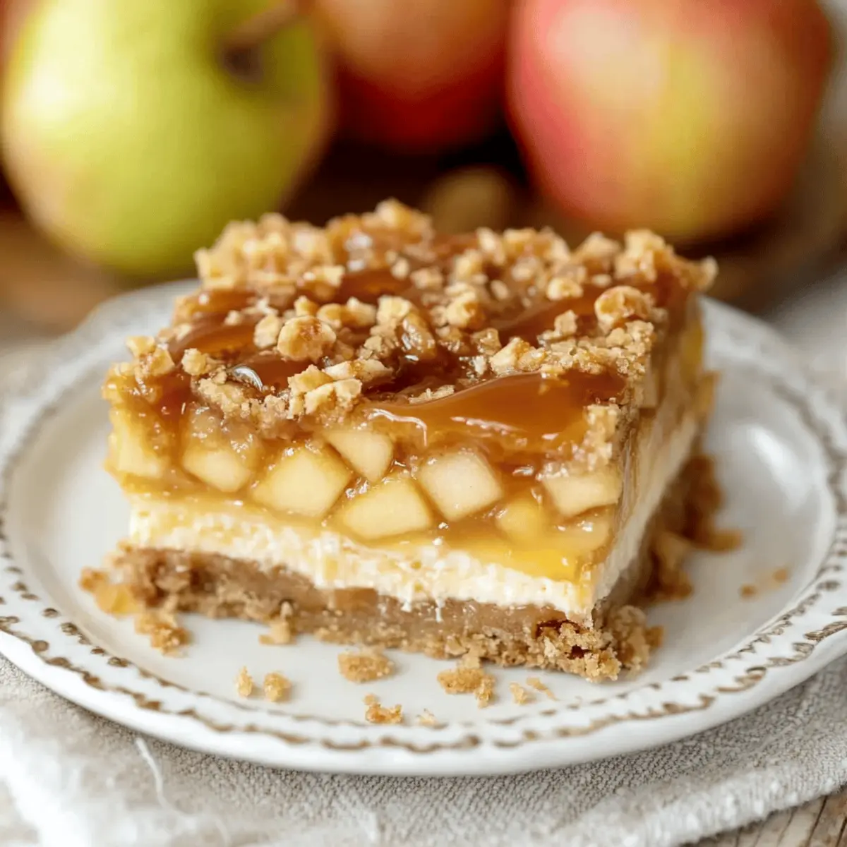 Delicious Caramel Apple Cheesecake Bars Recipe to Satisfy Cravings