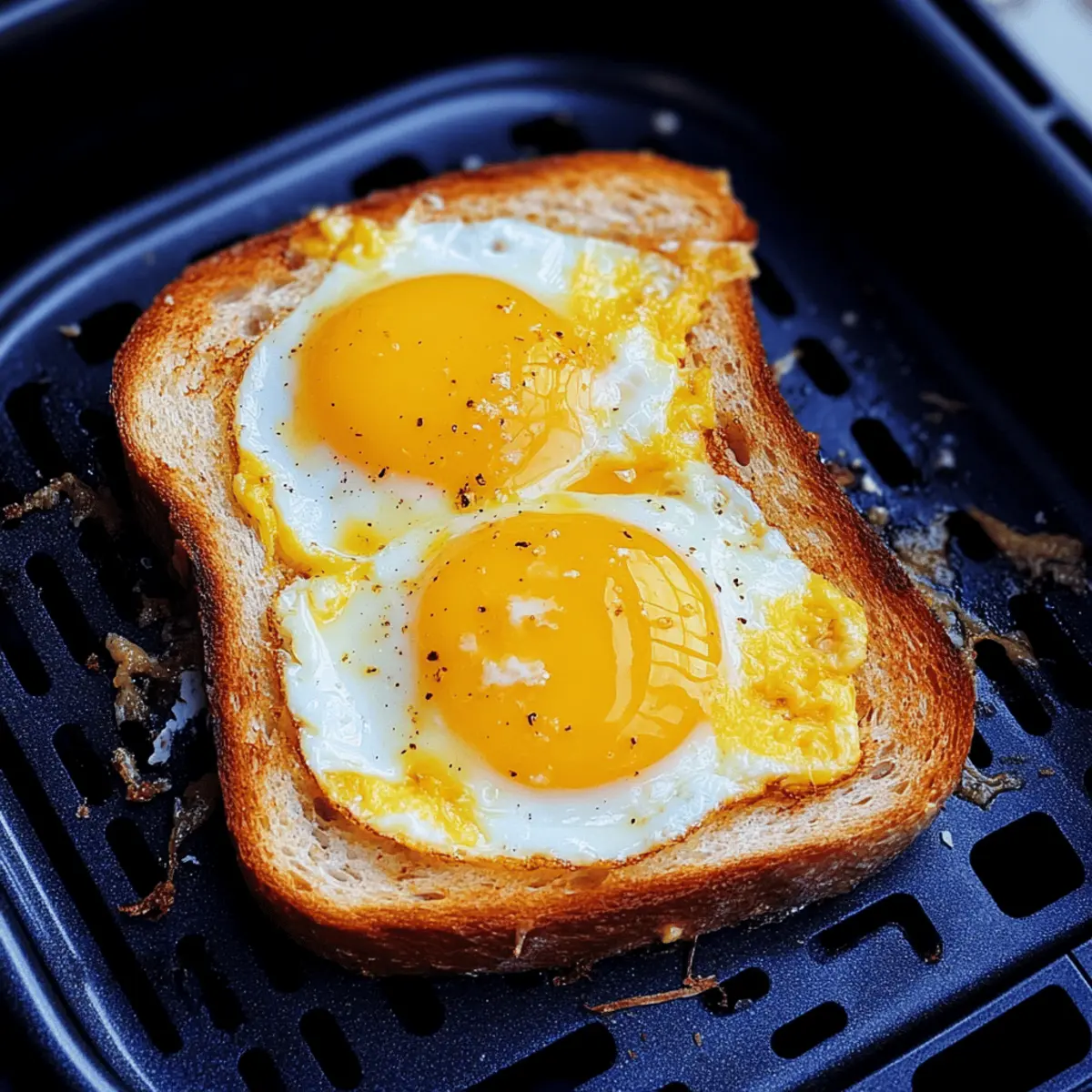 Delicious Air Fryer Egg and Cheese Toast in Just 10 Minutes