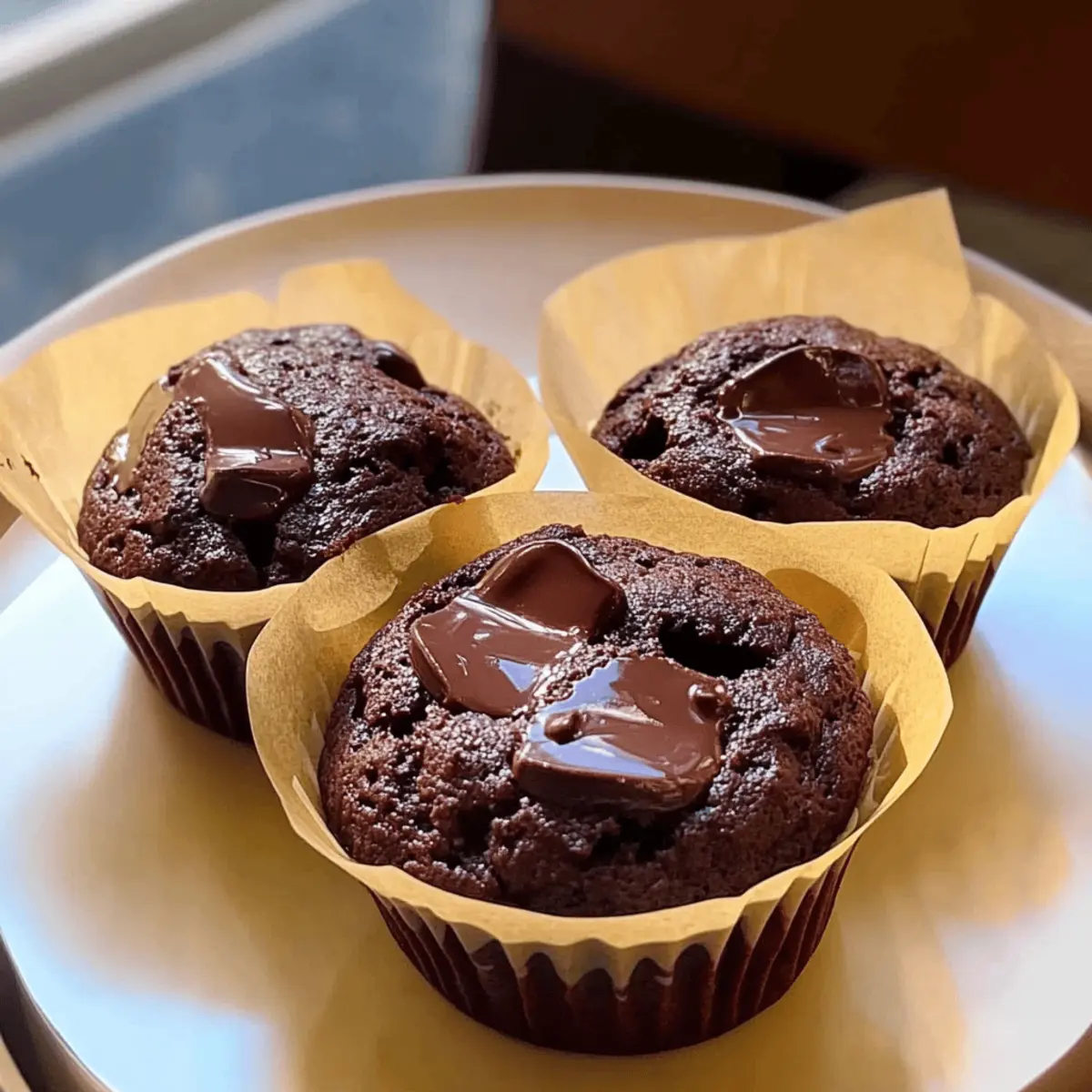 Delicious Olympic Village Double Chocolate Muffins Recipe