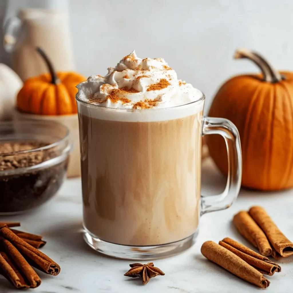 Healthy Homemade Pumpkin Spice Latte