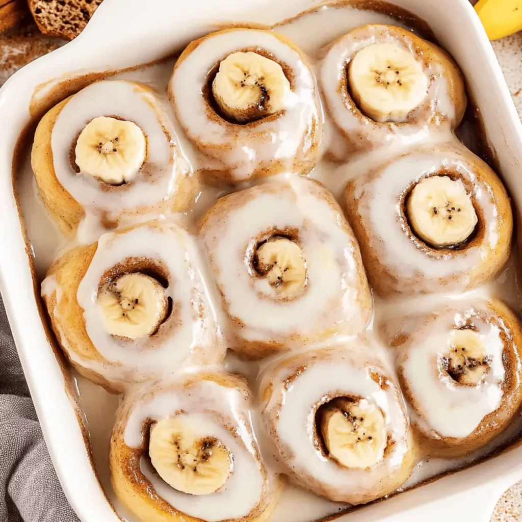 Banana Bread Cinnamon Rolls