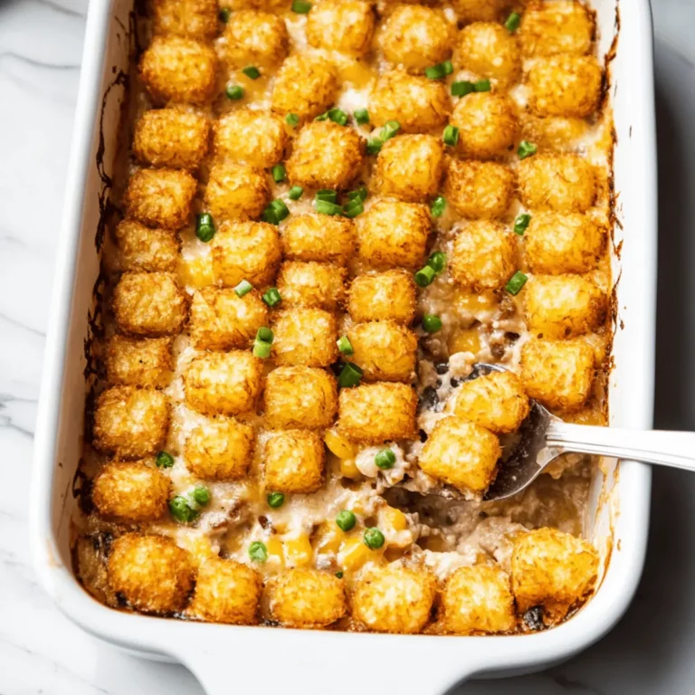 Simple and Delicious Tater Tot Casserole Recipe