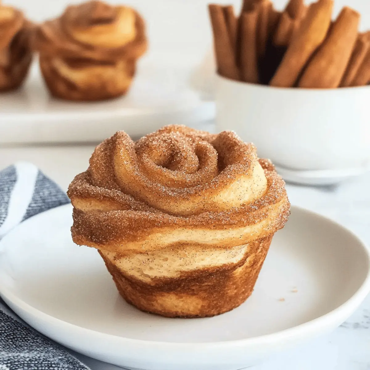 Easy Cinnamon Sugar Cruffins