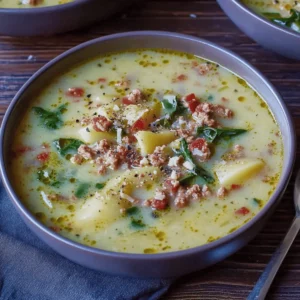 Healthy Slow Cooker Zuppa Toscana Soup