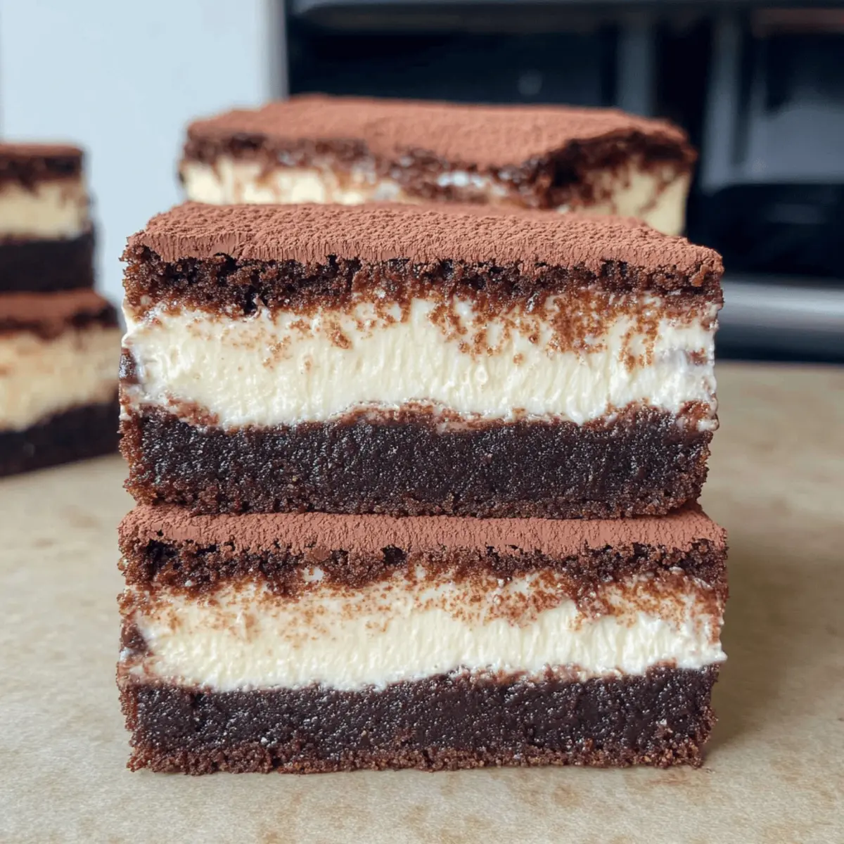 Easy Tiramisu Brownies Recipe for Decadent Coffee Bliss