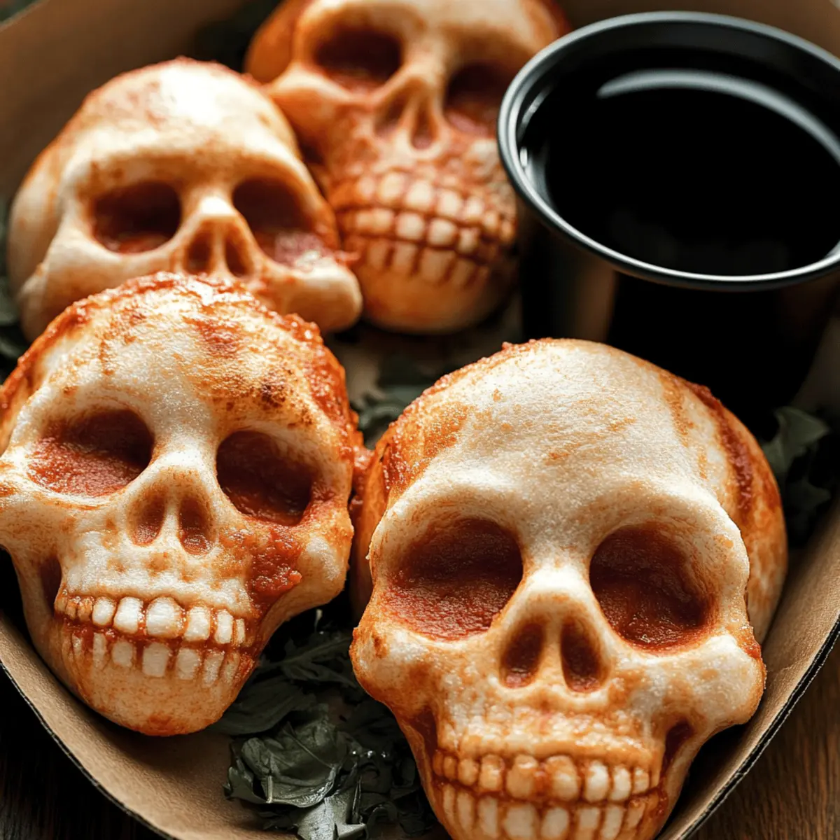 Cheesy Halloween Pizza Skulls Recipe for Spooktacular Fun