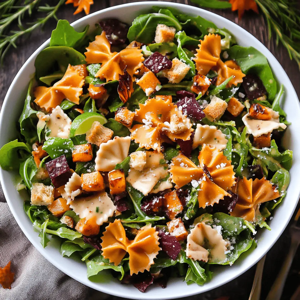 Delicious Fall Salad with Maple-Lime Dressing Recipe to Try