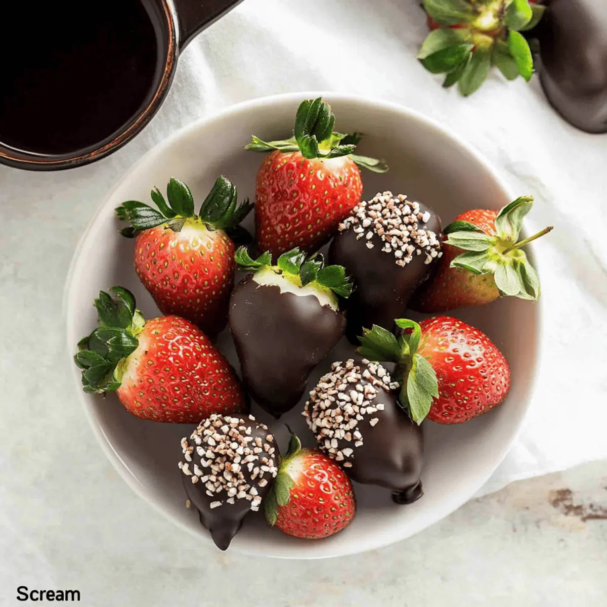 Scream-Inspired Chocolate Covered Strawberries Recipe for Halloween