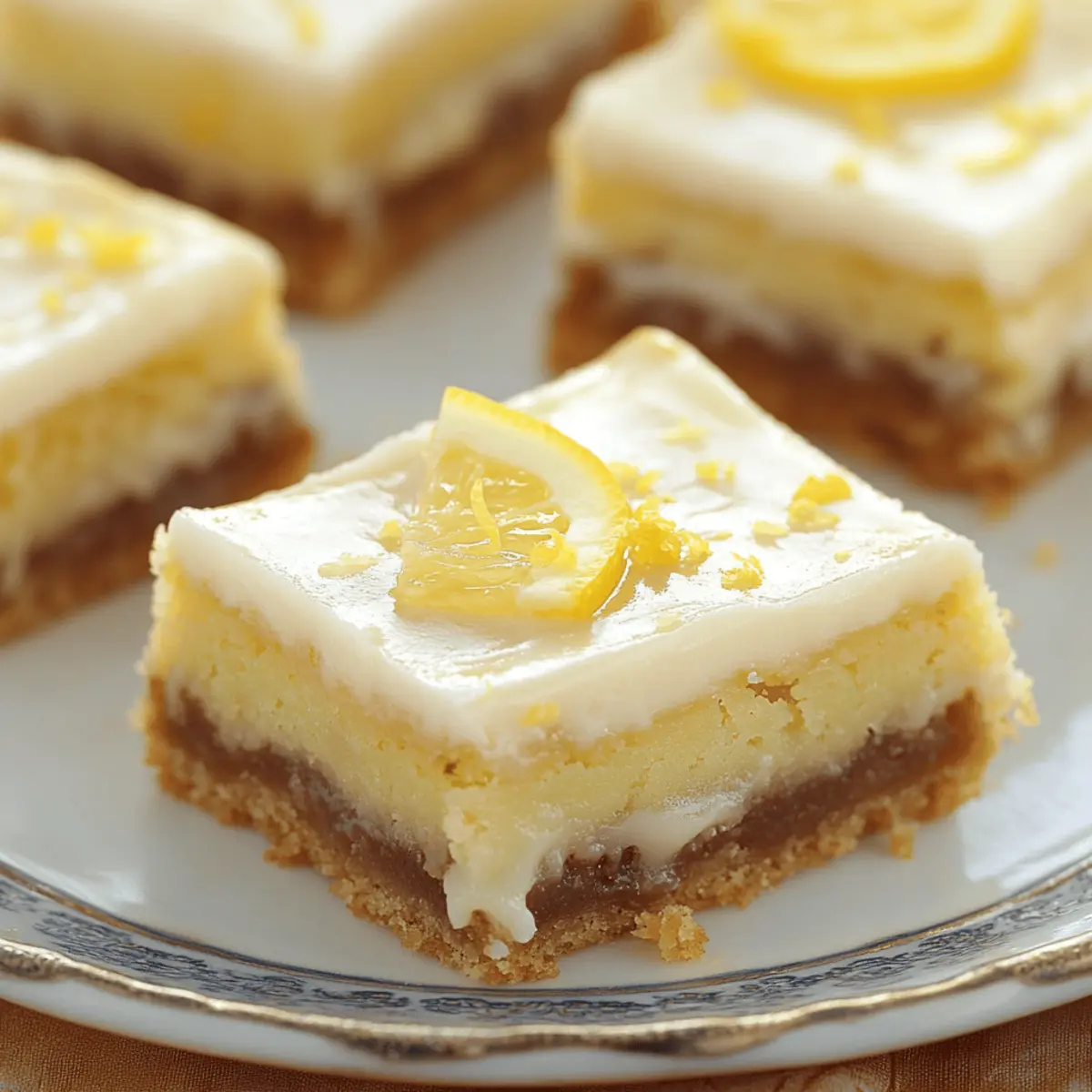 Delicious Lemon Brownie Bars Recipe with Tangy Lemon Glaze