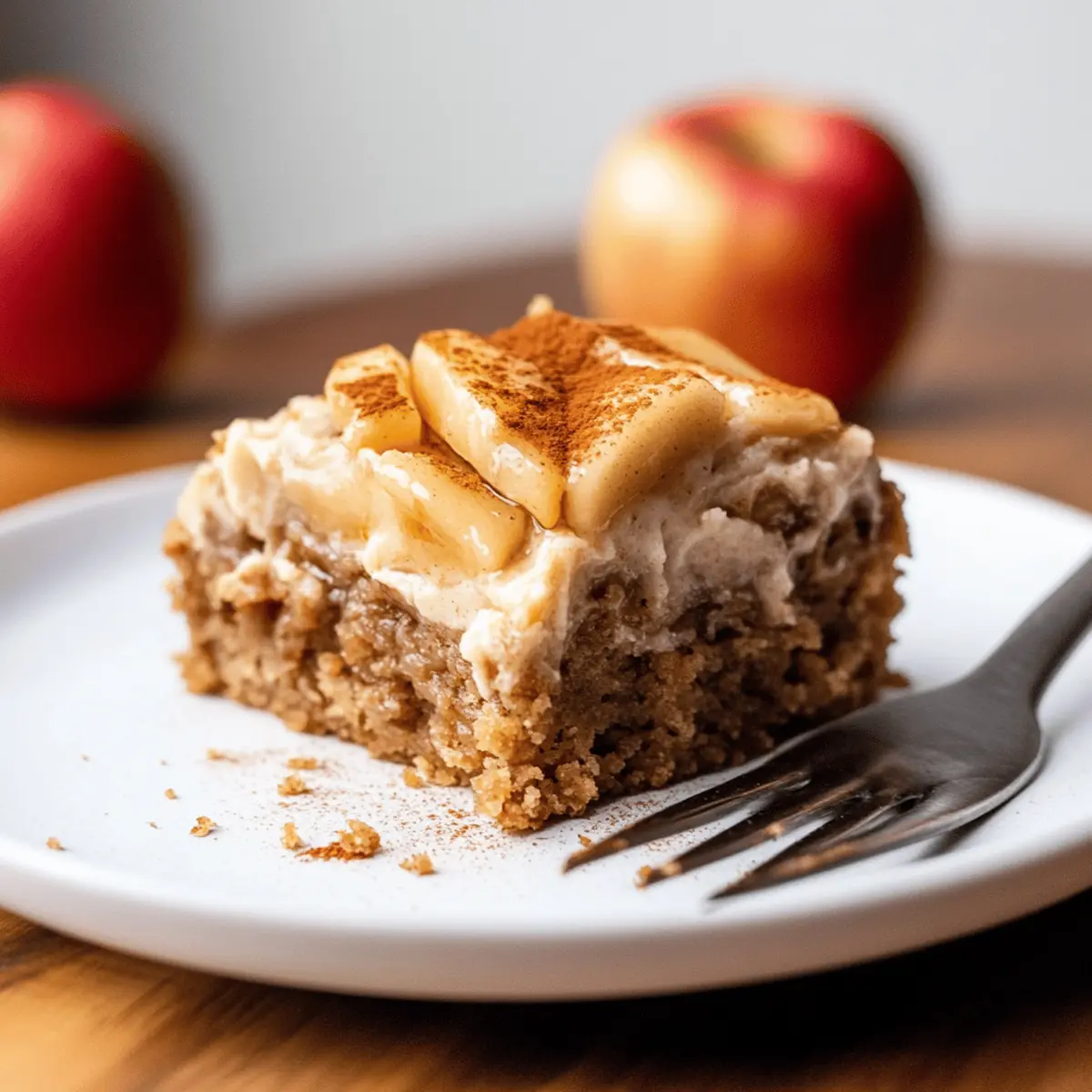 Delicious Vegan Apple Spice Cake - Browned Butter Blondie Recipe