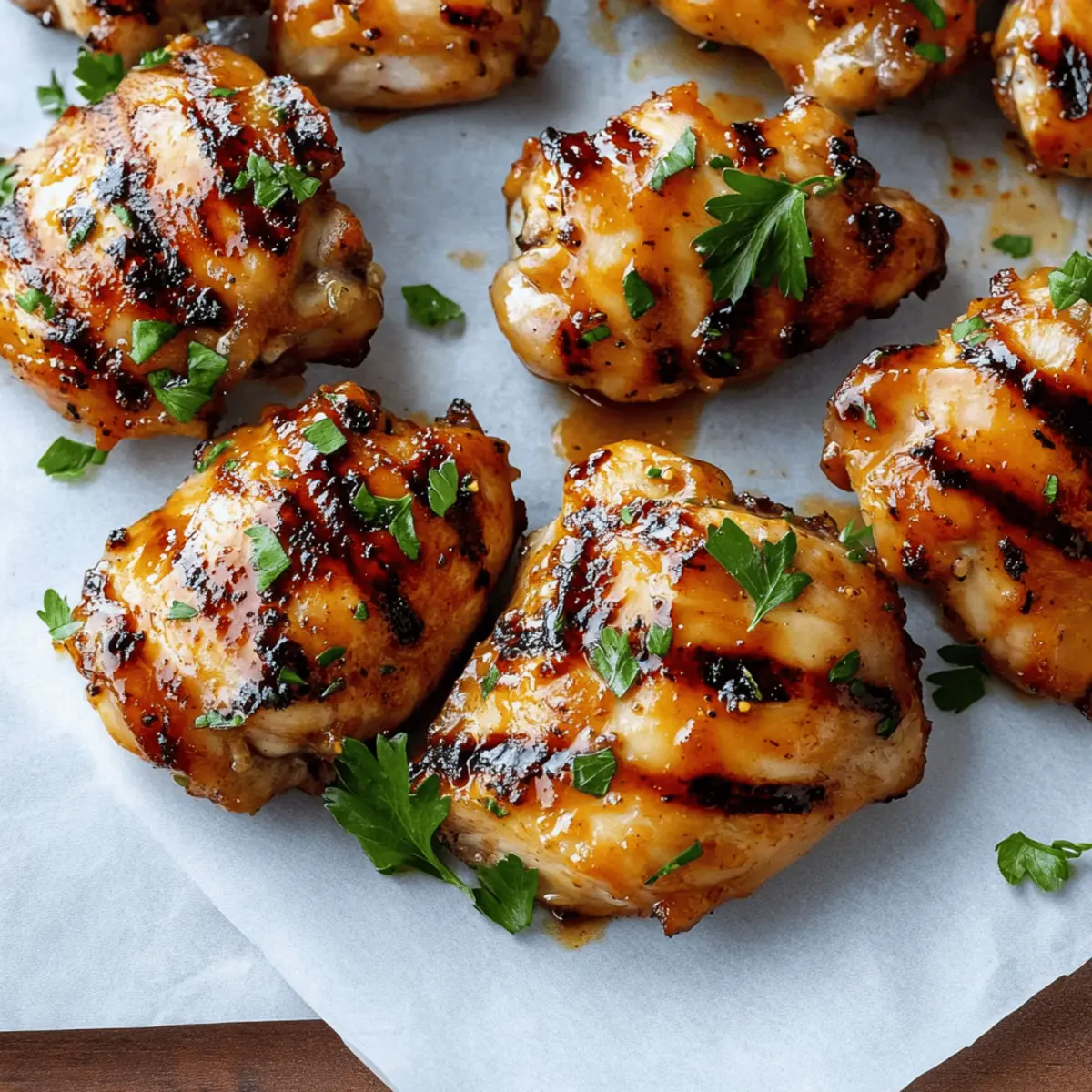 Easy Grilled Sweet Chili Glazed Chicken Thighs Recipe