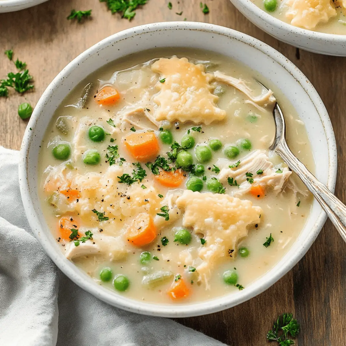 Healthy Chicken Pot Pie Soup Recipe for Comforting Goodness