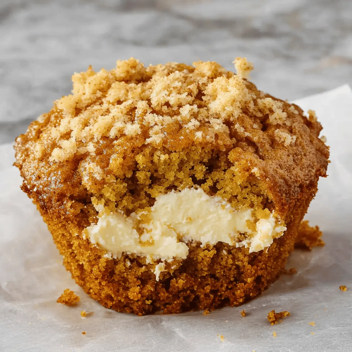 Delicious Pumpkin Cream Cheese Muffins with Streusel Topping