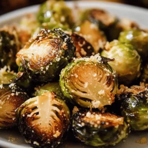 Crispy Parmesan-Crusted Roasted Brussels Sprouts
