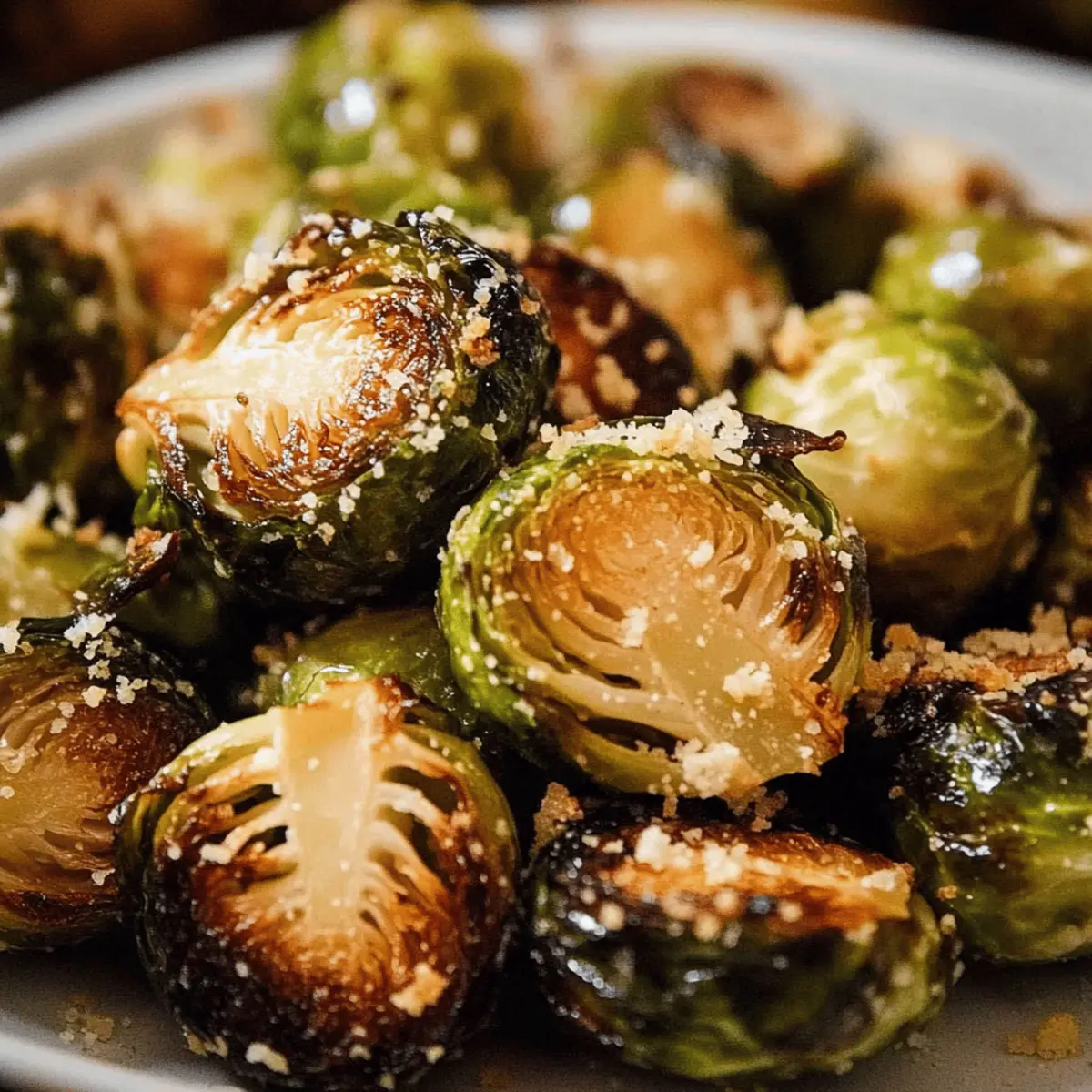 Crispy Parmesan-Crusted Roasted Brussels Sprouts