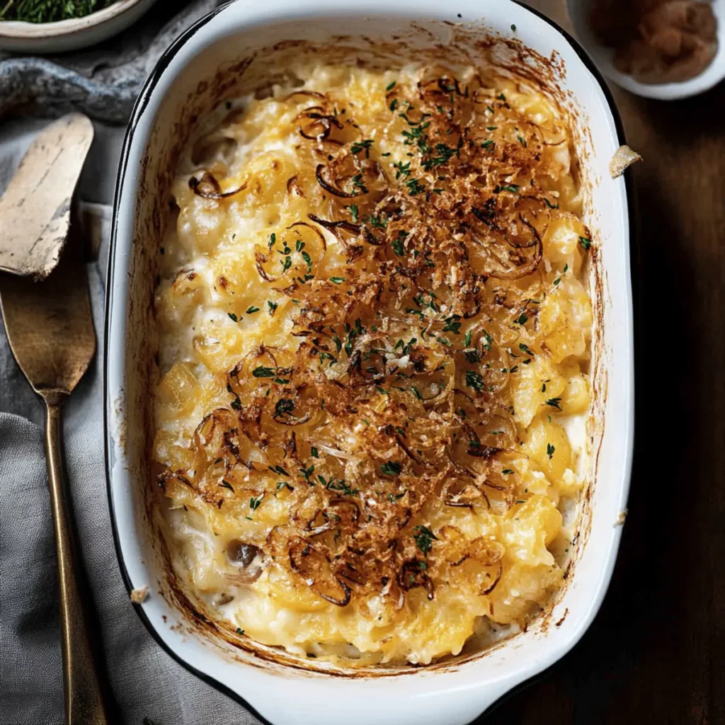 French Onion Funeral Potatoes