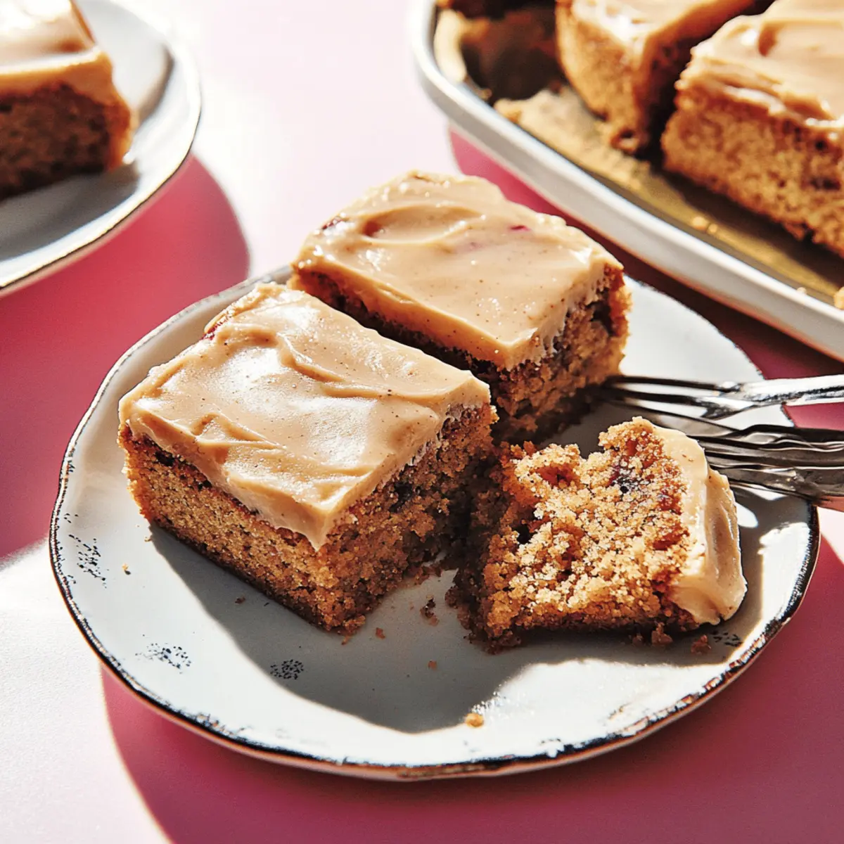 Delicious Apple Spice Cake with Brown Sugar Icing Recipe