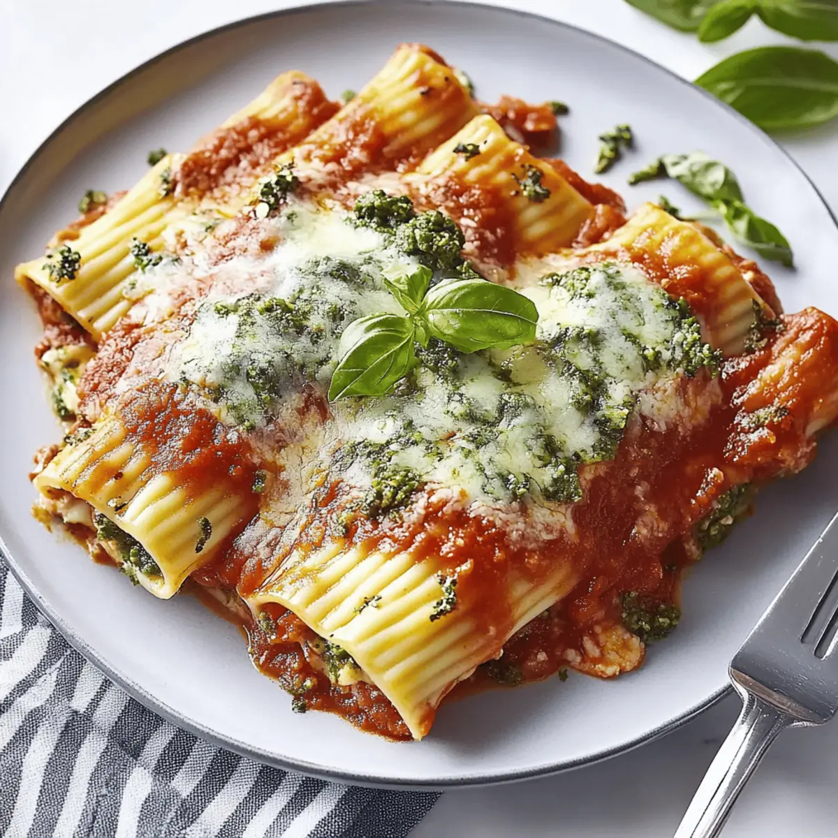 Quick and Easy Manicotti for Busy Nights with Ricotta Cheese