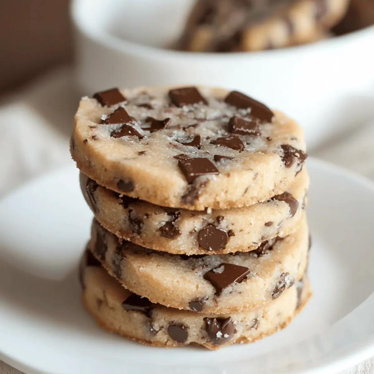 30-Minute Chocolate Chip and Toffee Shortbread Cookies Recipe