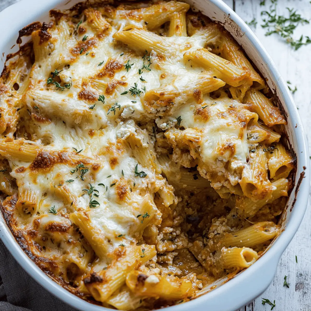 Hearty Ricotta Pasta Bake
