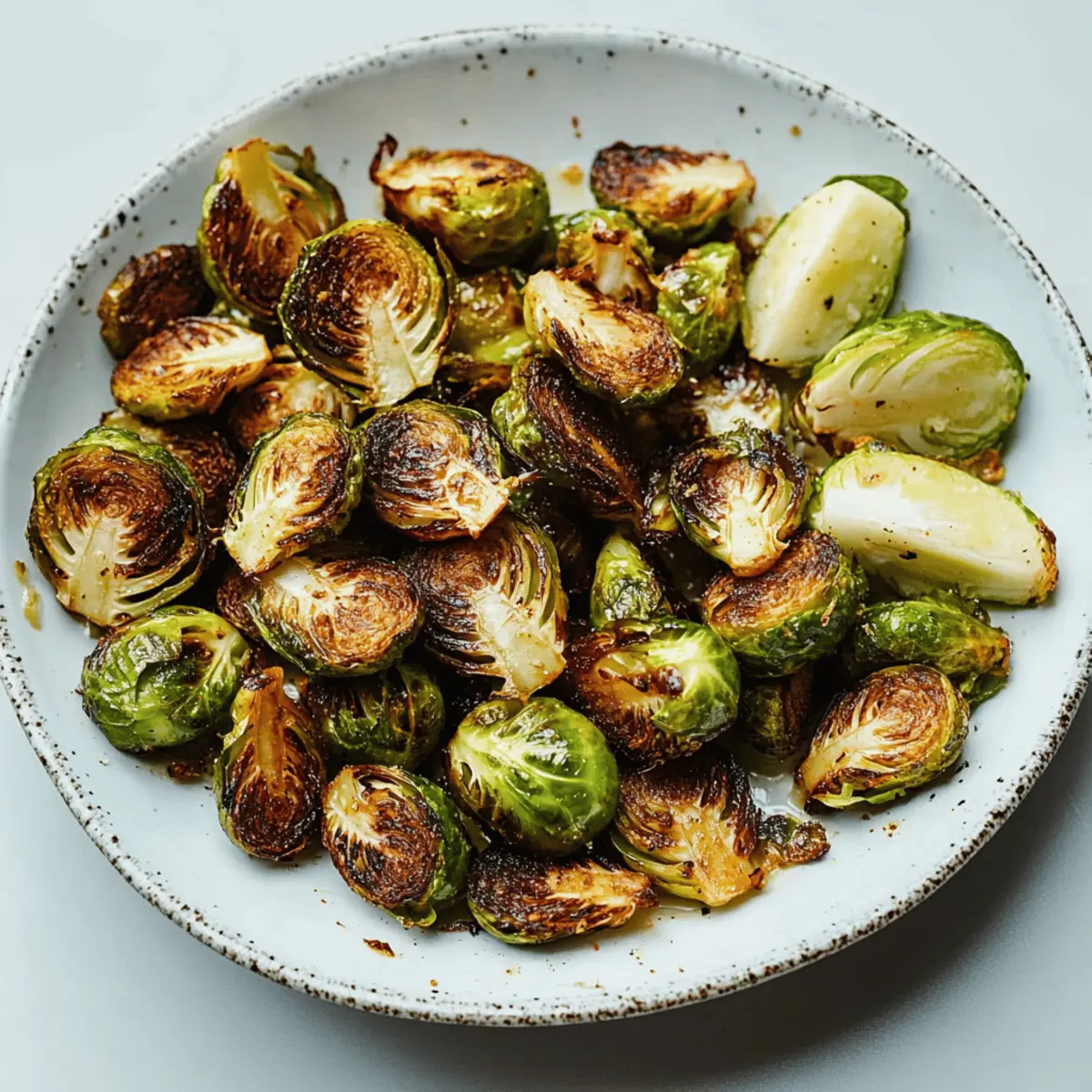 Crispy Air Fryer Brussels Sprouts Recipe with Delicious Toppings