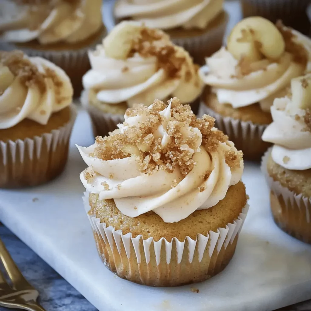 Apple Crumble Cupcakes