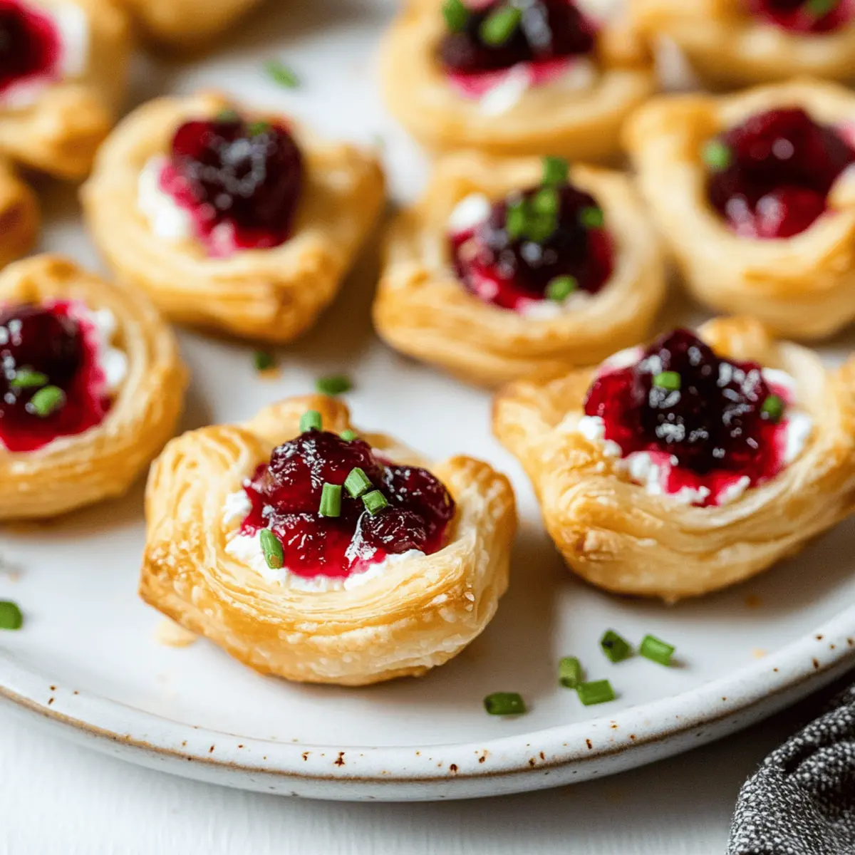 Delicious Cranberry Cream Cheese Crescent Bites for Your Next Party